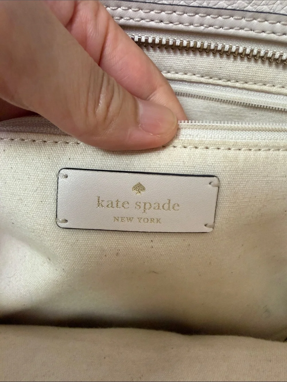 kate spade structured leather